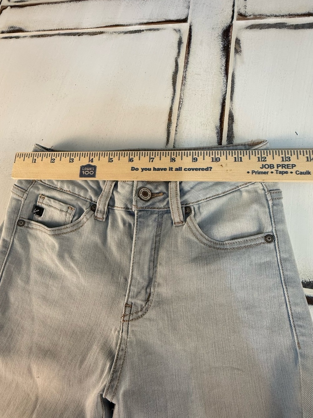 KanCan Light Blue High-Rise Ankle Skinny Jeans 3/25 - Picture 8 of 13